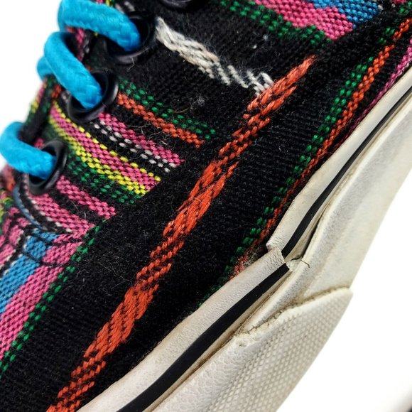 Vans Guate Weave Era Mens Shoes Size 6.5 Womens Size 8 Sneakers Textile Striped - Picture 8 of 12